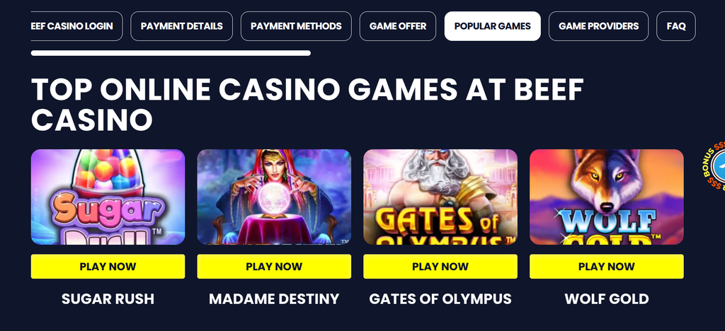Beef Casino: one hundred rounds against a forty-five-times requirement